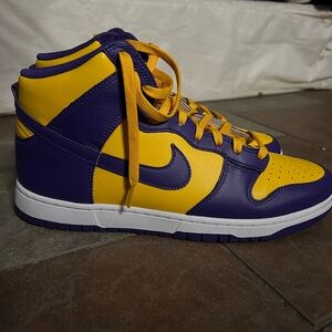 laker dunks high top